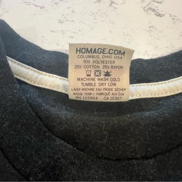 HOMAGE Black MLB Jam Brandon Crawford Belt San Francisco Giants Sports Tee Shirt - Picture 6 of 9